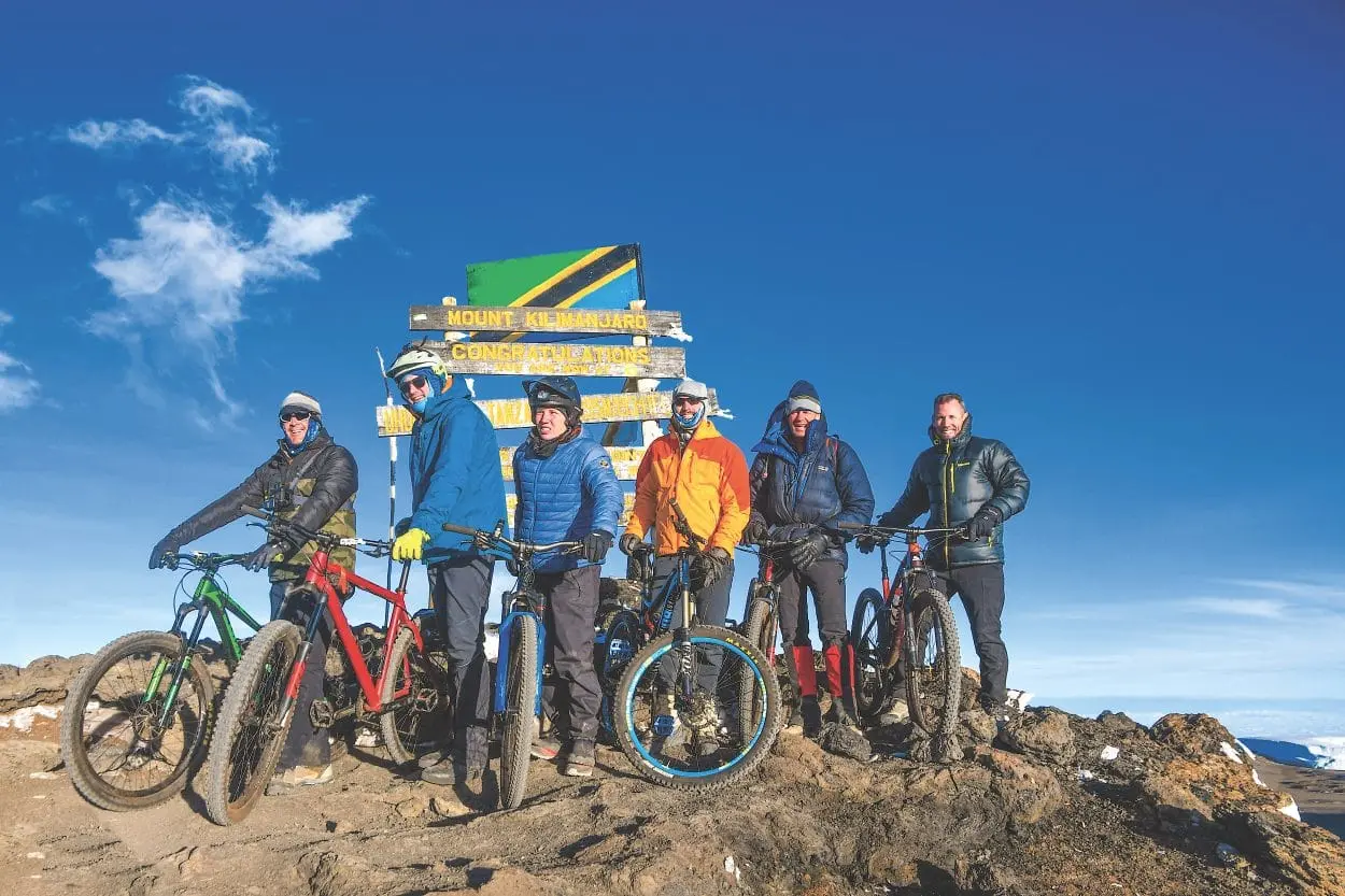 cycling in Kilimanjaro National Park